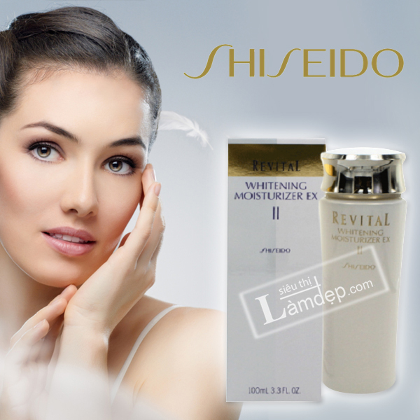 Sữa Dưỡng Ẩm Làm Trắng Da Cho Da Thường Và Da Khô Shiseido Revital Whitening Moisturizer EX